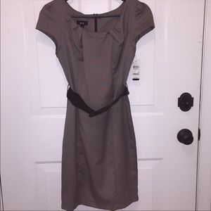 BCX Brown business casual dress
